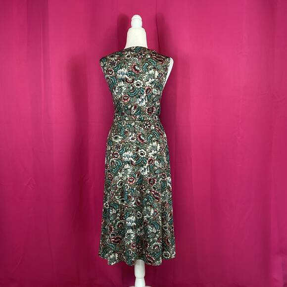 Vintage 60s 70s Ship n' Shore floral print Vest and skirt suit, 14 - Picture 2 of 12